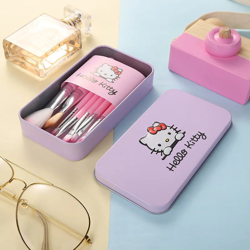 Primeira Edição Box Sanrio Hello Kitty - conjunto de pincéis de maquilhagem