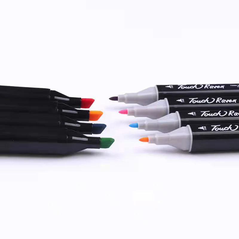 Conjunto MARKER de 24-80 canetas marcadoras (dupla ponta)